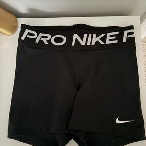 Women's Black 3” Nike Pro Athletic Shorts